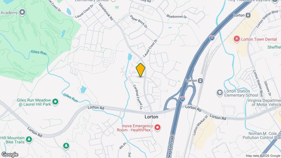 8303 Bluebird Way Map and Location Details