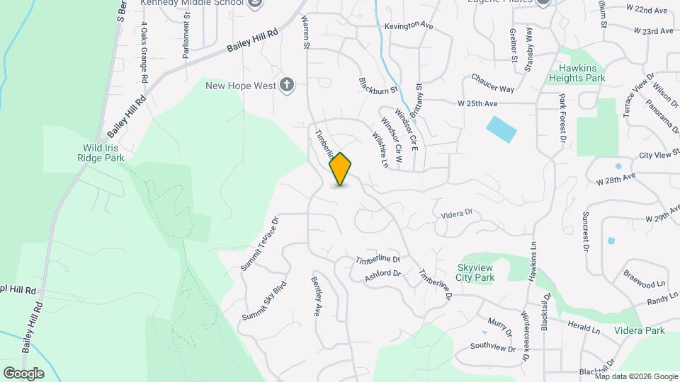 2728 Timberline Dr Map and Location Details