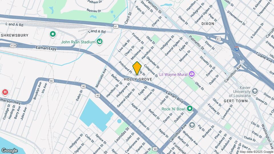 2903 Hollygrove St Map and Location Details