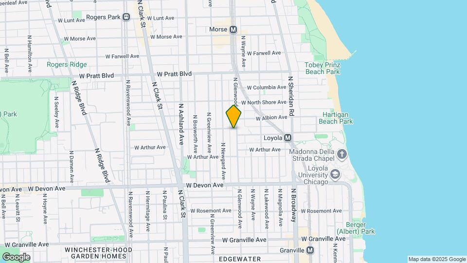 6554 N Glenwood Ave, Unit 2 Mapa y Detalles de la Ubicación