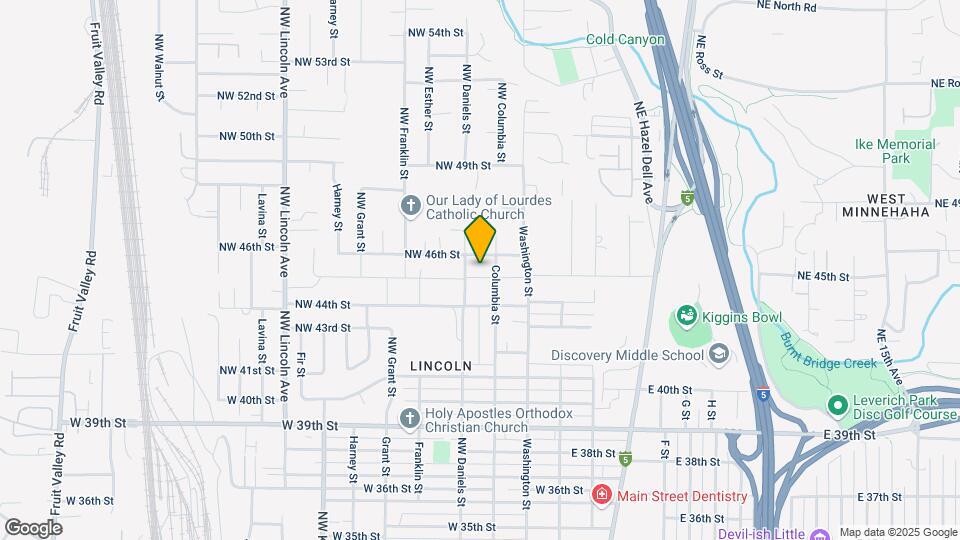 308 NW 45th St Map and Location Details