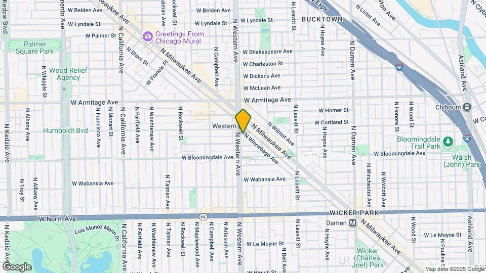 Bucktown Station Map and Location Details