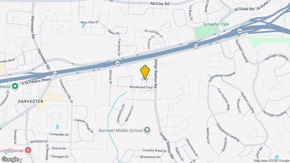 1321 Forest Creek Dr. Map and Location Details