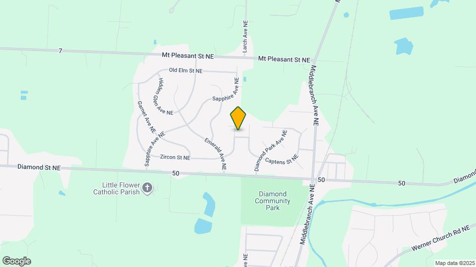 2497 Zircon St NE Map and Location Details