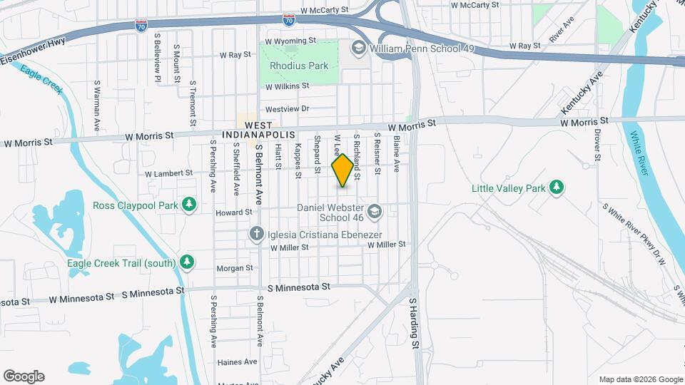 1337 W Lee St Map and Location Details