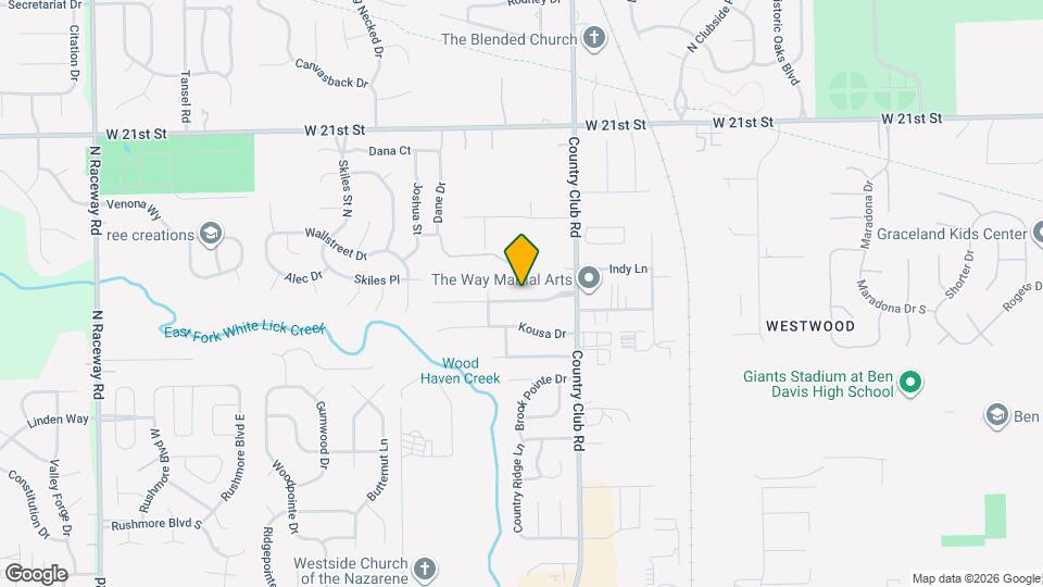 8414 Country Club Blvd Map and Location Details