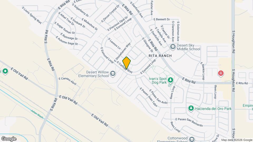 8136 S Carbury Way Map and Location Details