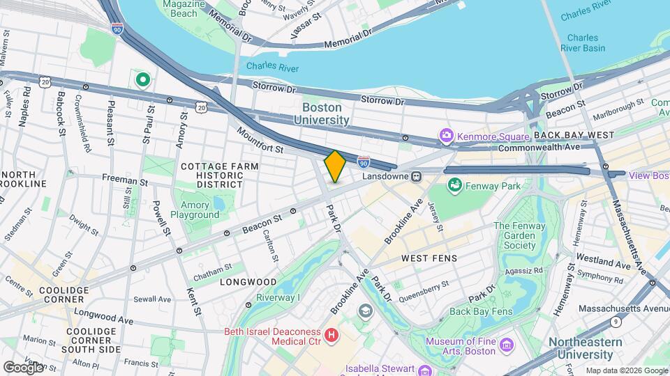 872 Beacon St Map and Location Details