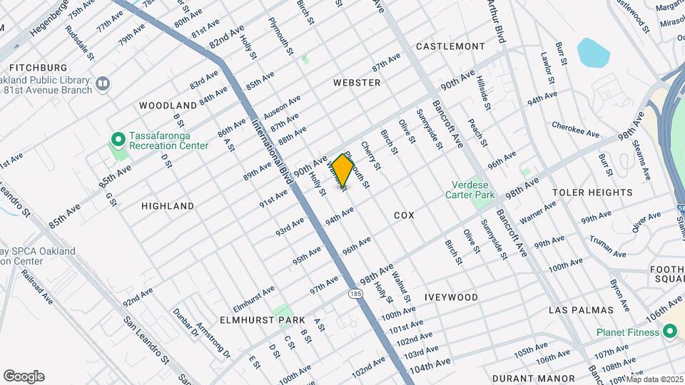 9243 Walnut St Map and Location Details