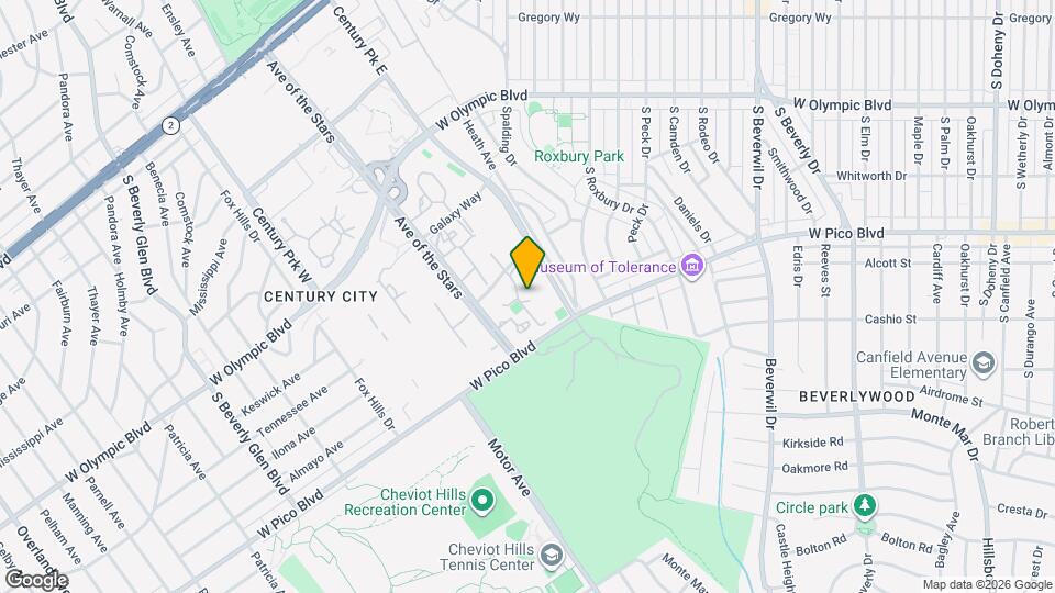 10122 Empyrean Way Map and Location Details