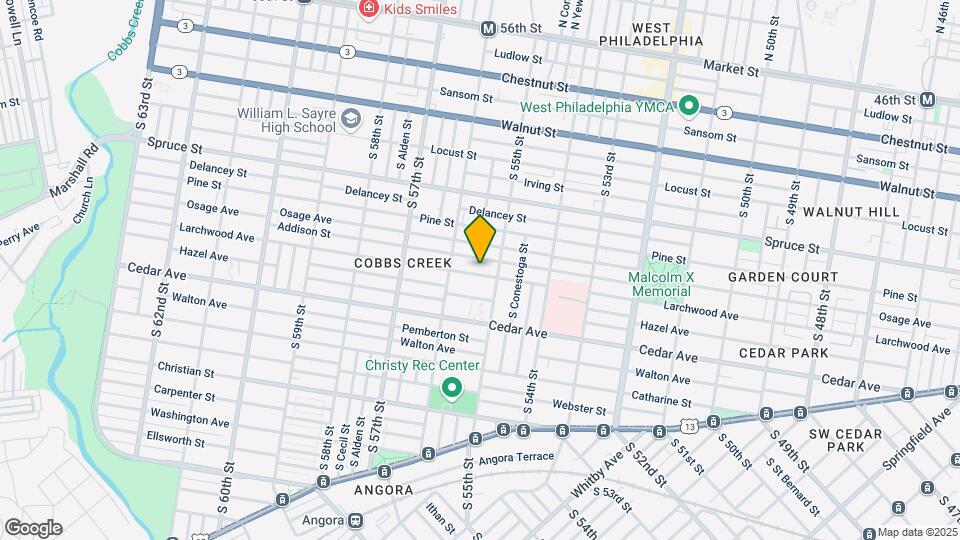 5525 Larchwood Ave Map and Location Details