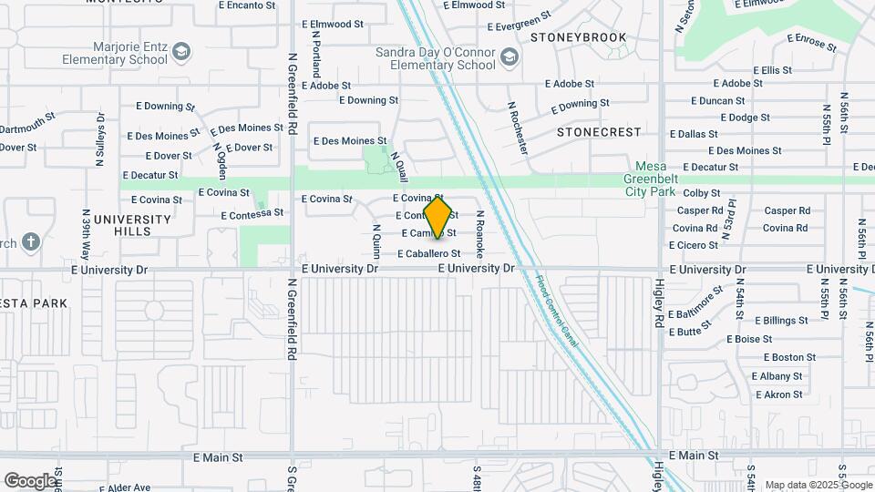 4708 E Caballero St Map and Location Details