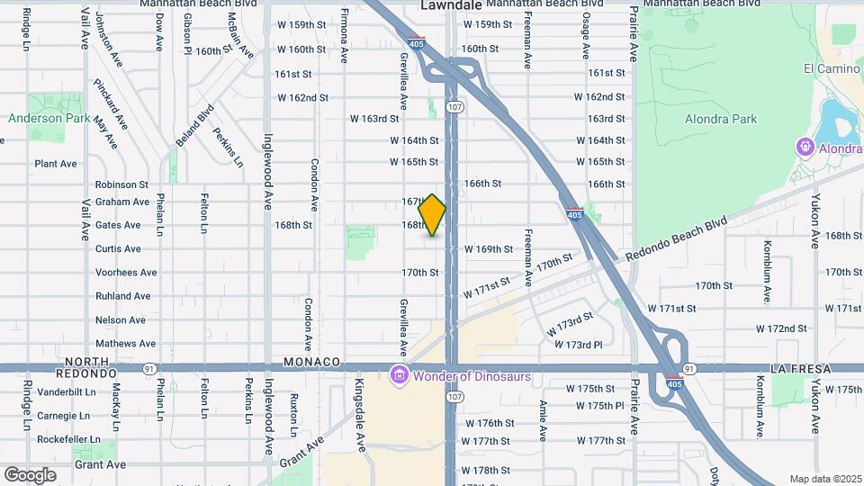 4421 W 169th St, Unit B Mapa y Detalles de la Ubicación