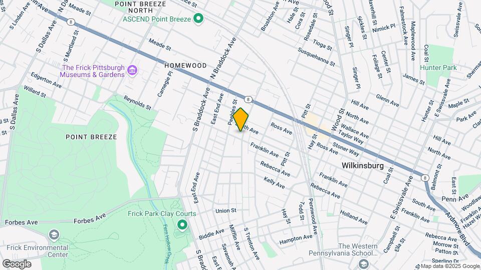 318 S Trenton Ave Mapa y Detalles de la Ubicación