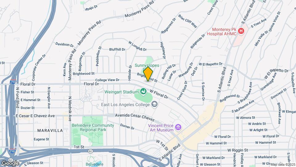 1541 College View Dr Map and Location Details