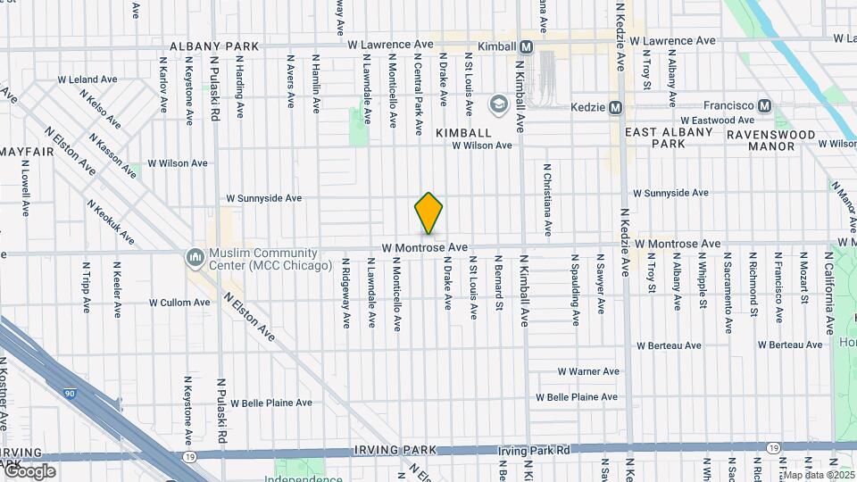 3550 W Montrose Ave, Unit 508 Map and Location Details
