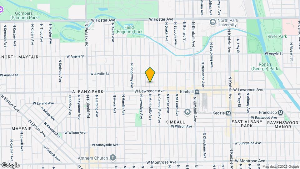 4816 N Monticello Ave Map and Location Details