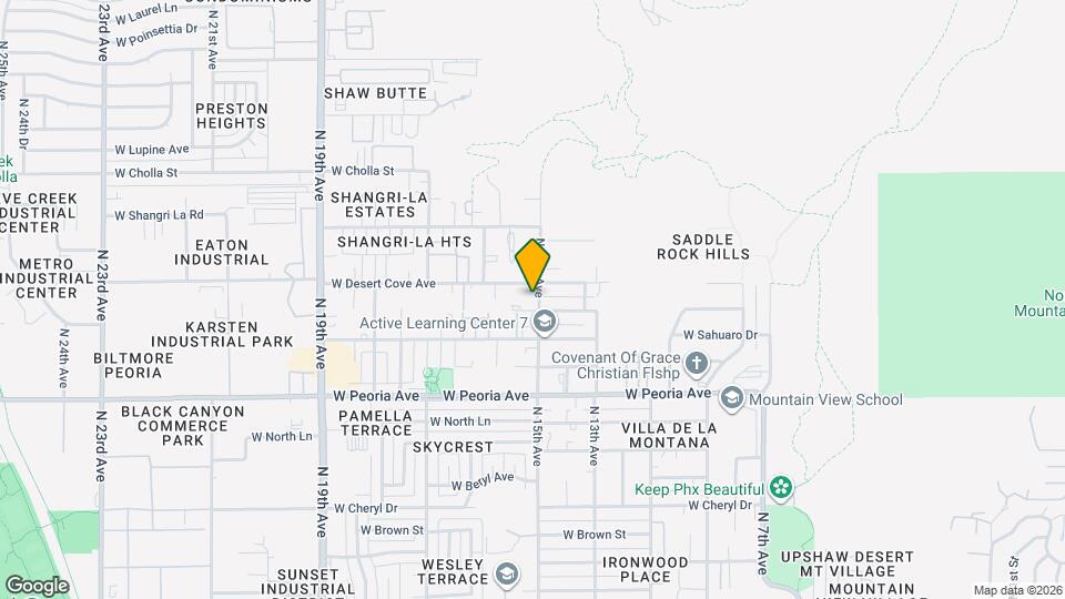 10840 N 15th Ave Map and Location Details