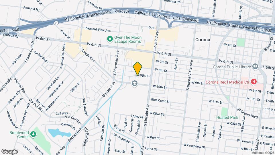 1150 W 9th St Mapa y Detalles de la Ubicación