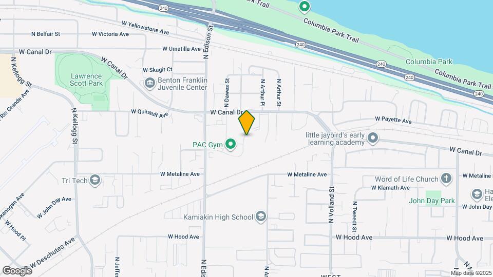 1006 N Cleveland St Map and Location Details