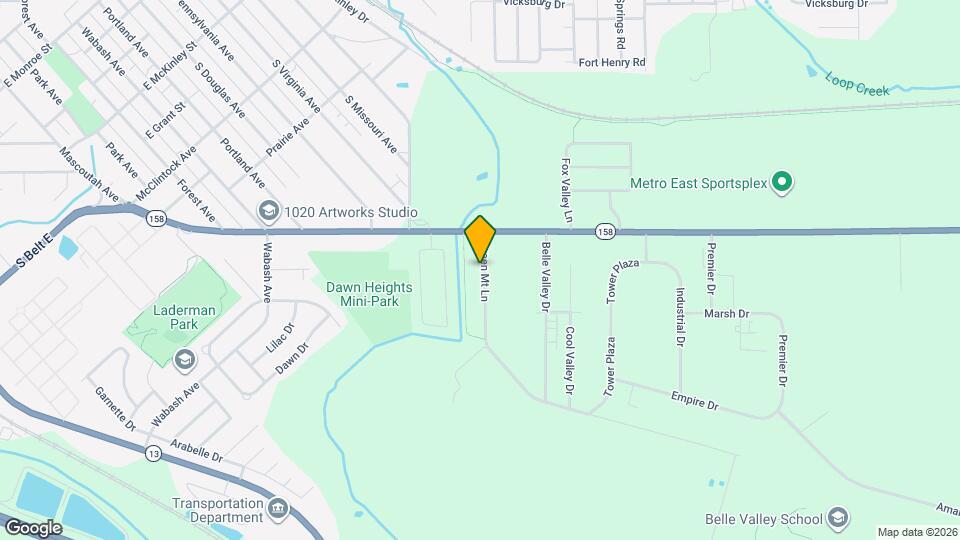 939 Green Mt Ln Map and Location Details