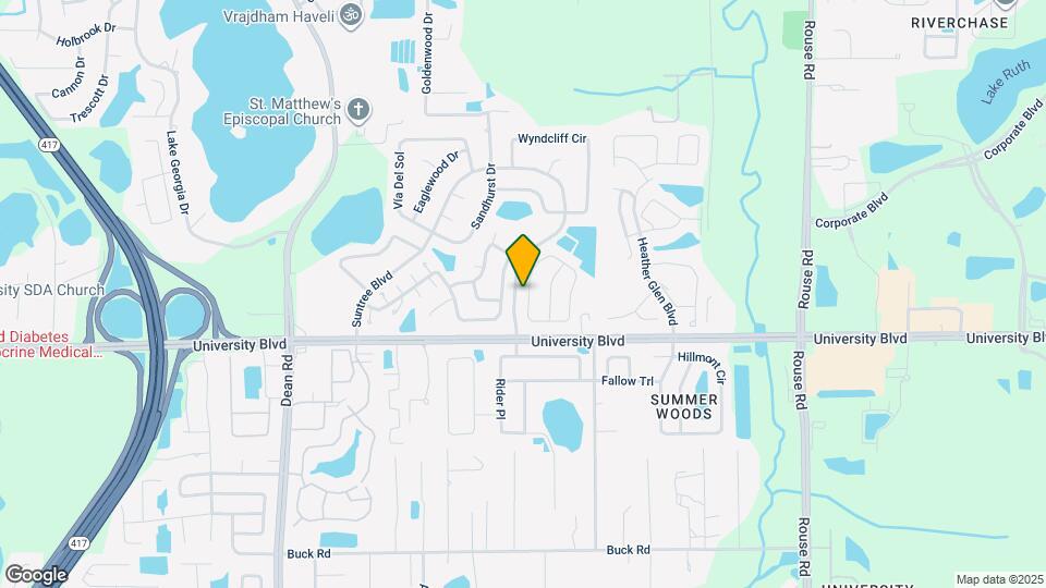 10524 Cherry Oak Cir Map and Location Details