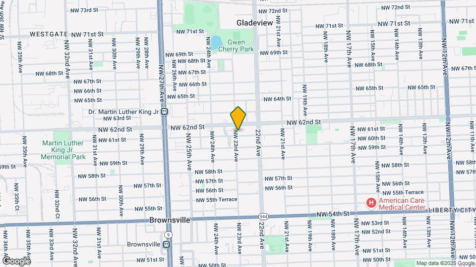 6121 NW 23rd Ave Map and Location Details
