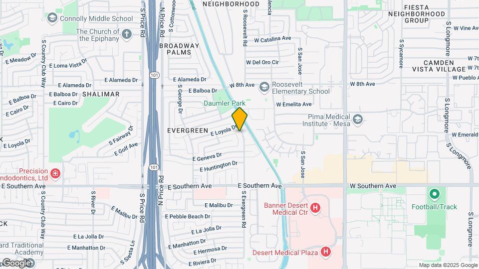 3118 S Evergreen Rd Map and Location Details