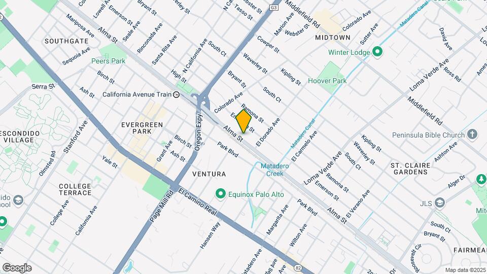 2711 Alma Street Mapa y Detalles de la Ubicación