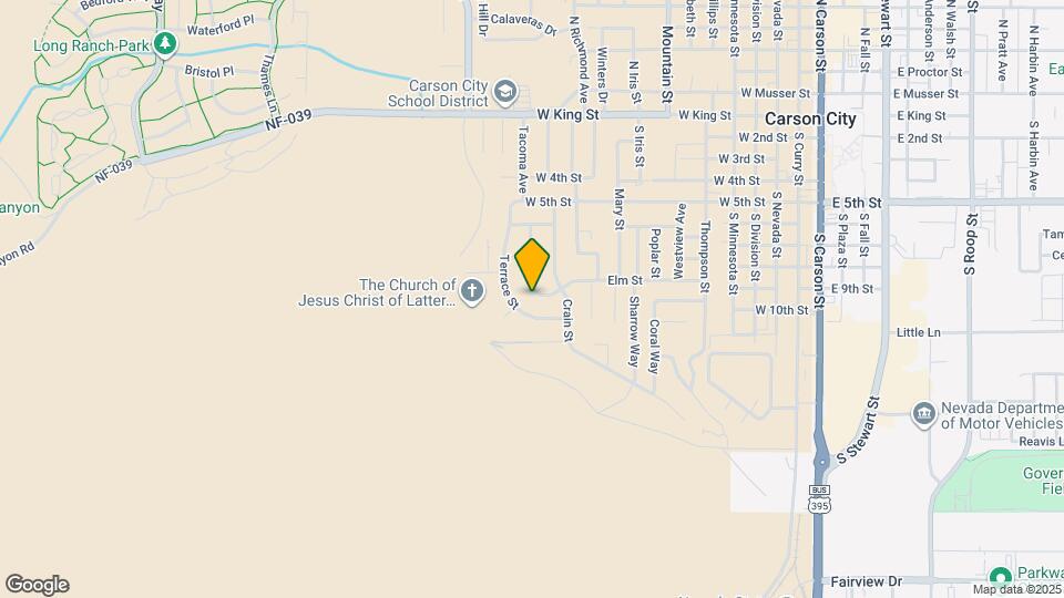 708 Highland St Map and Location Details