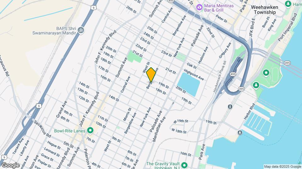 1804 Bergenline Ave Map and Location Details