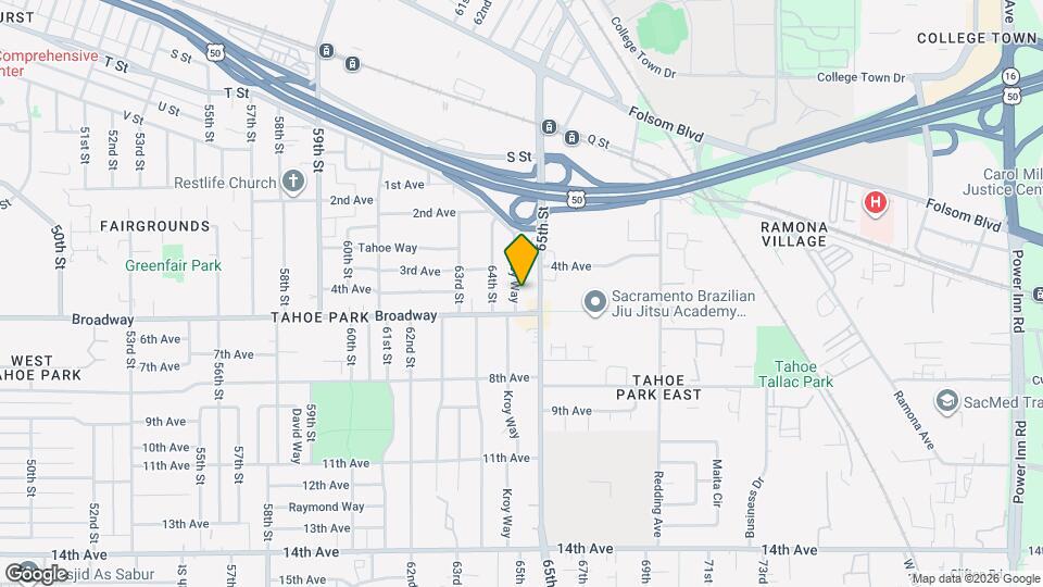 2981 Kroy Way Map and Location Details