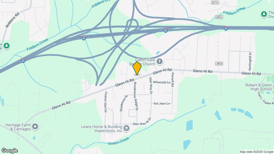 4221 Glenn Hi Rd Map and Location Details