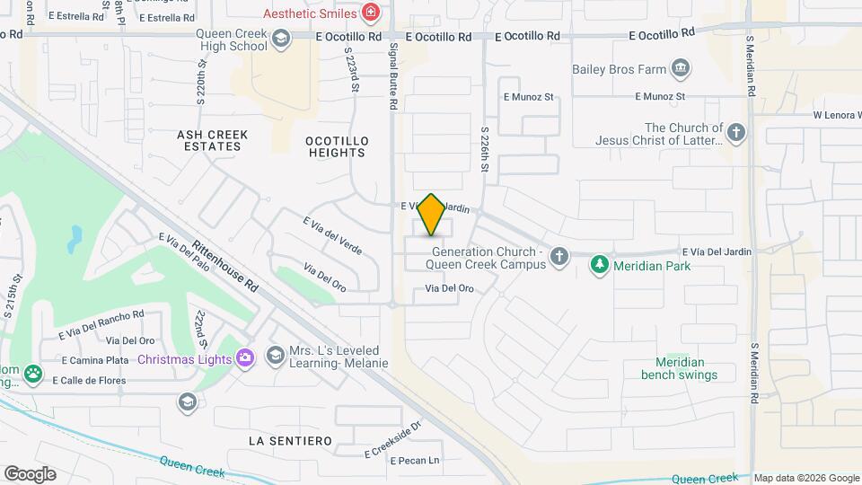 22479 E Desert Spoon Dr Mapa y Detalles de la Ubicación