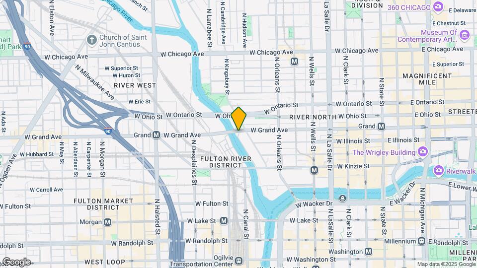 507 N Kingsbury St Map and Location Details