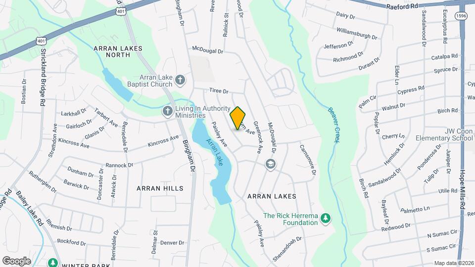 1445 Keswick Dr Map and Location Details