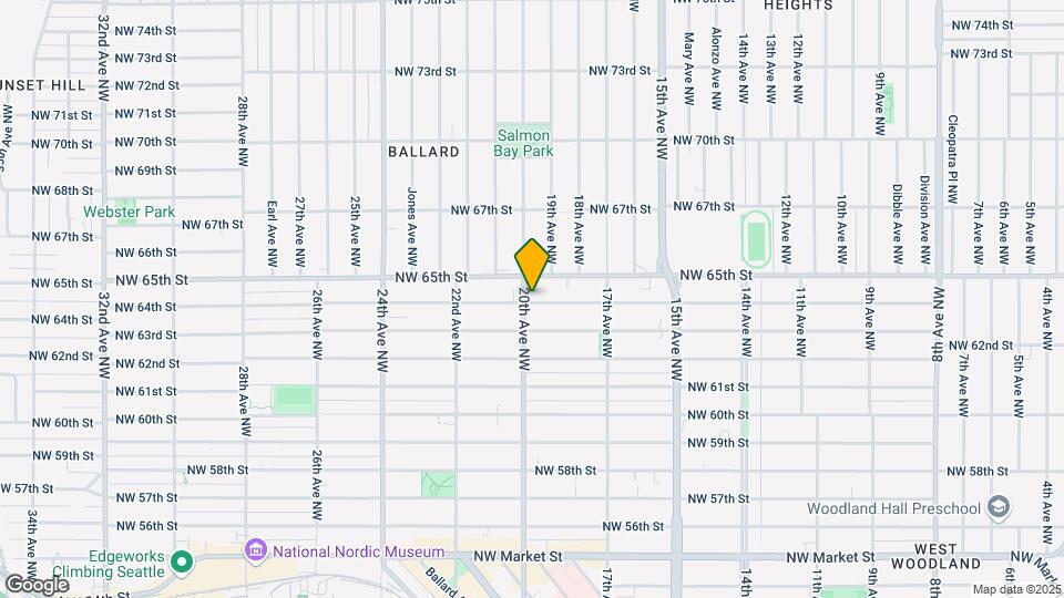 6400-6402 20th Ave Map and Location Details