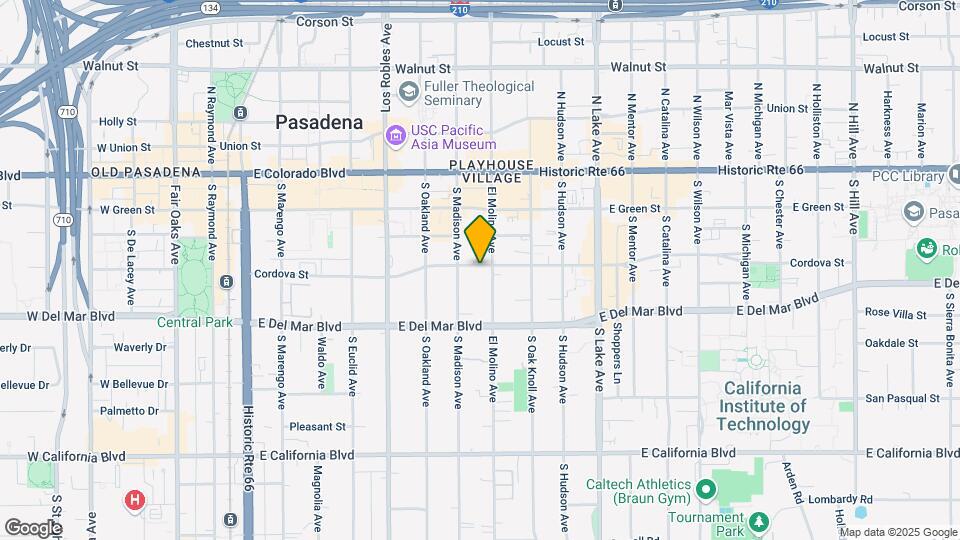 650 Cordova St Map and Location Details