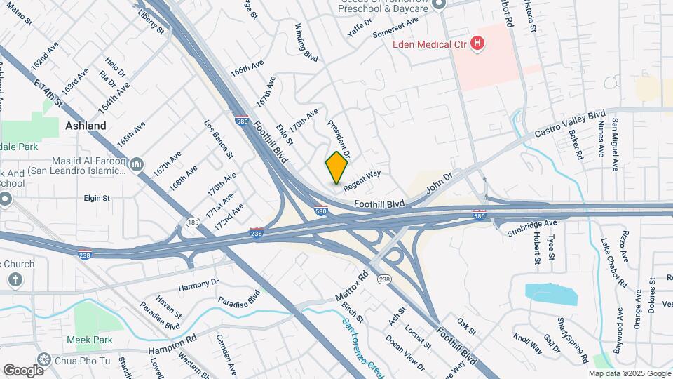 2074 Regent Way Map and Location Details