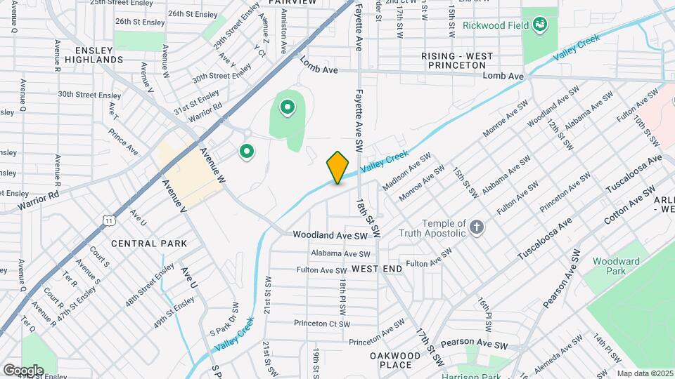 1828 Madison Ave SW Map and Location Details