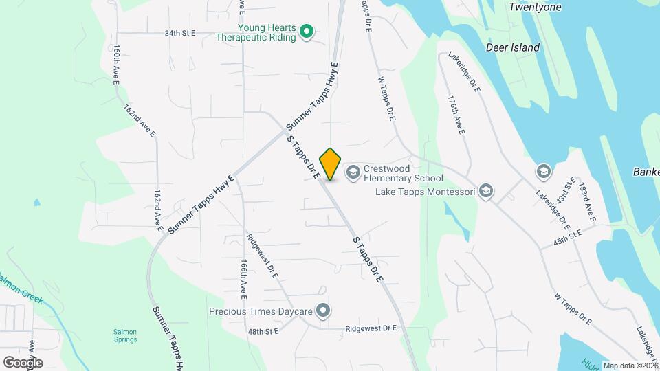 16911 S Tapps Dr E Mapa y Detalles de la Ubicación