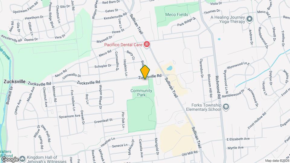 510 Zucksville Rd Map and Location Details