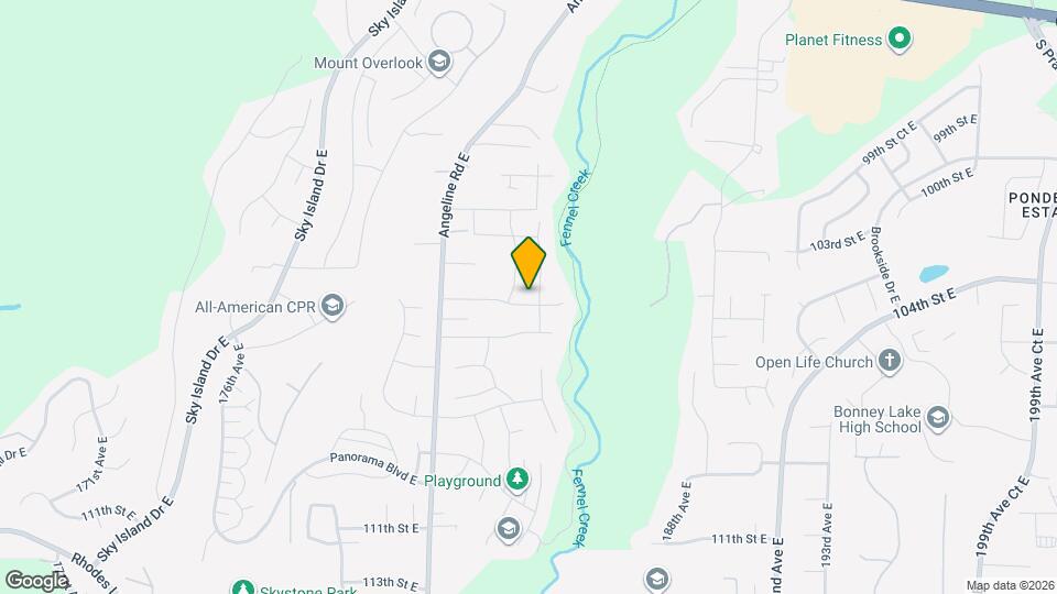 18412 104th St Ct E Map and Location Details