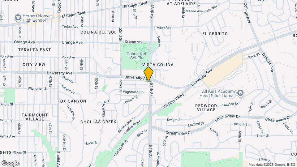 5368 Rex Ave Map and Location Details