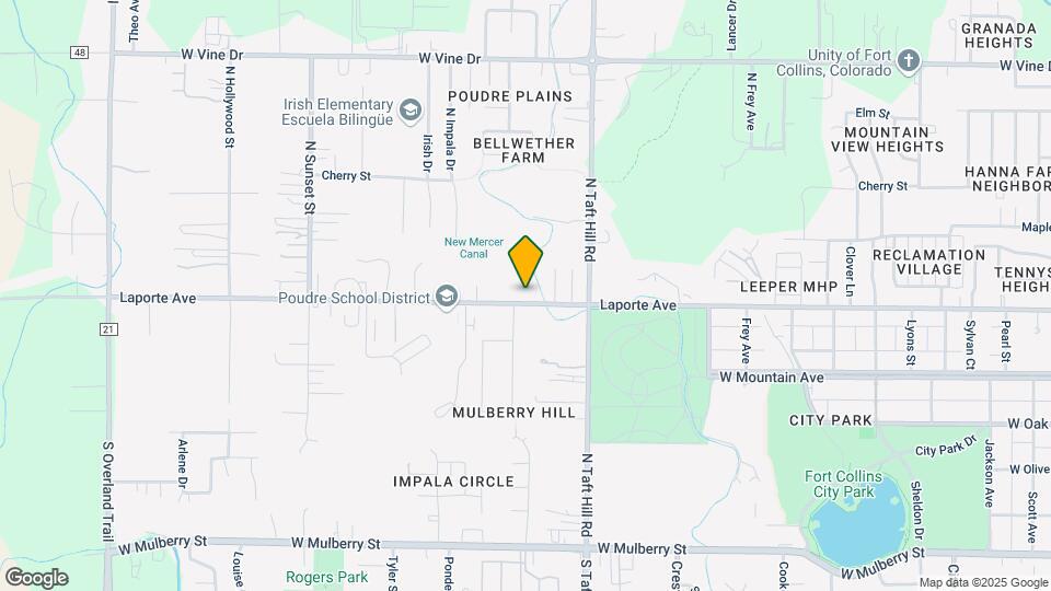 2210 Laporte Ave Map and Location Details