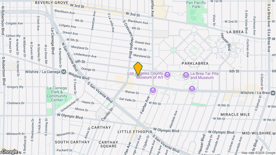 6200 Orange St Map and Location Details