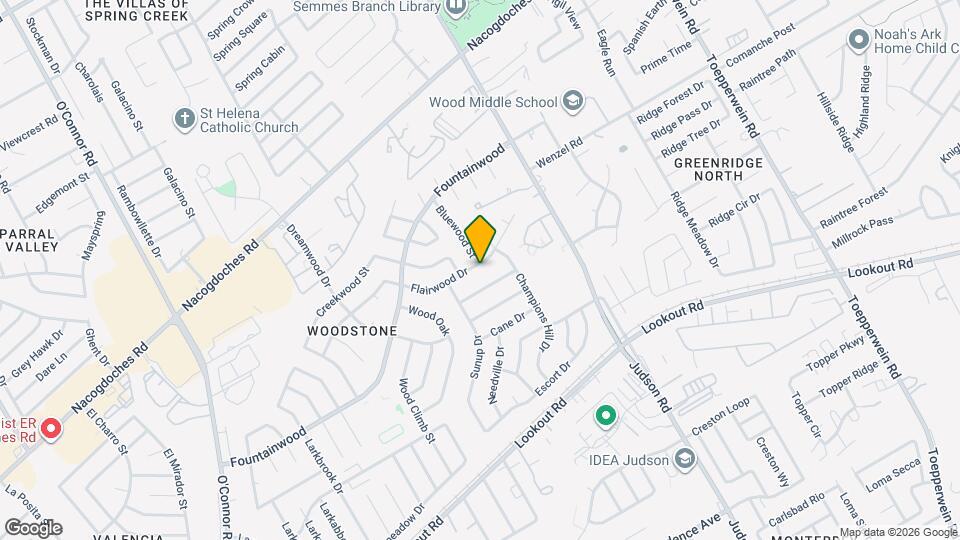 13923 Flairwood St Mapa y Detalles de la Ubicación