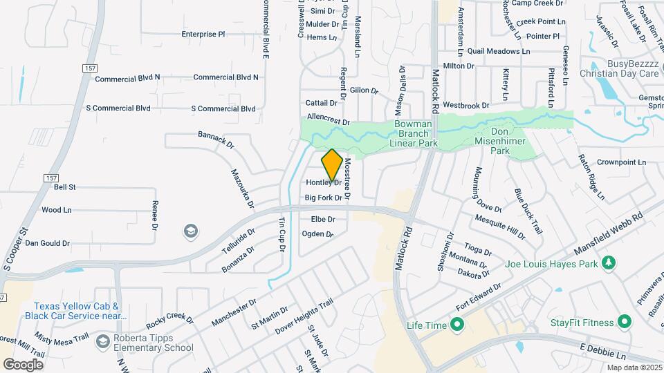 808 Hontley Dr Map and Location Details