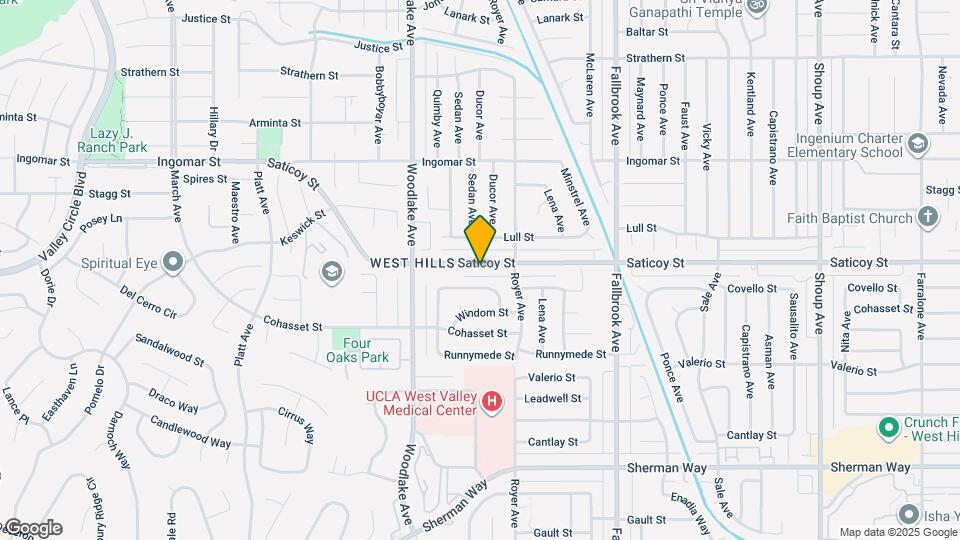 23044 Saticoy St Map and Location Details