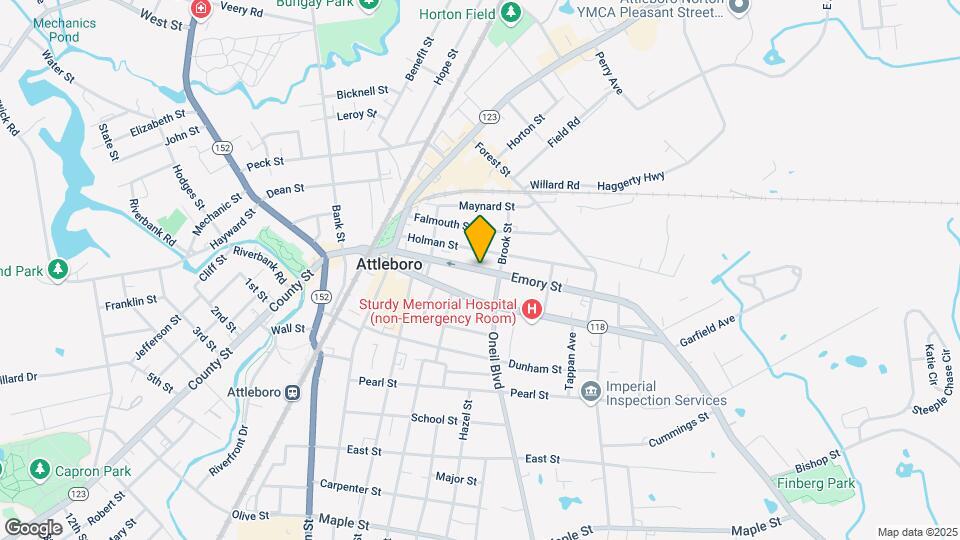 43 Emory St-Unit -1 Map and Location Details